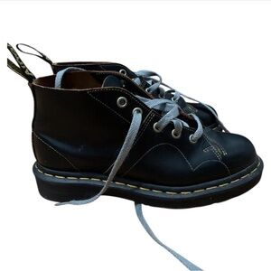 Dr. Martens Kids Black Leather Boots